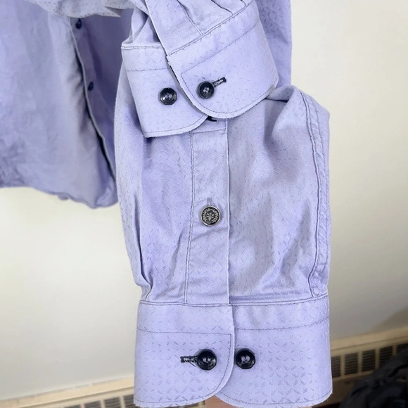 AU NOIR | MEN'S DRESS SHIRT IN LIGHT  LAVENDER - Picture 14 of 14